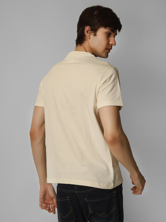 Basic Round Neck Regular Mens T-Shirt - RSBO0019