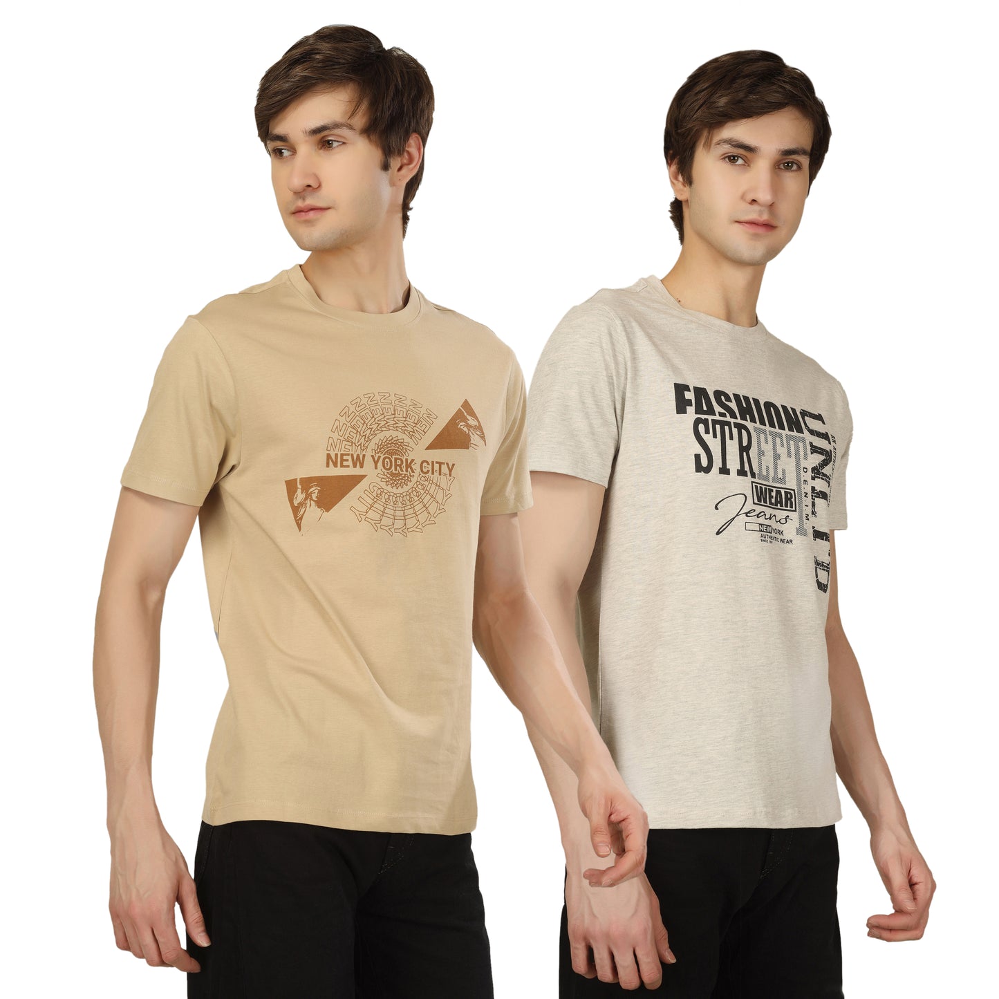 Combo 10 - Basic Round Neck Regular Mens T-Shirt