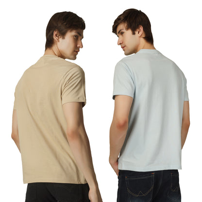 Combo 1 - Basic Round Neck Regular Mens T-Shirt