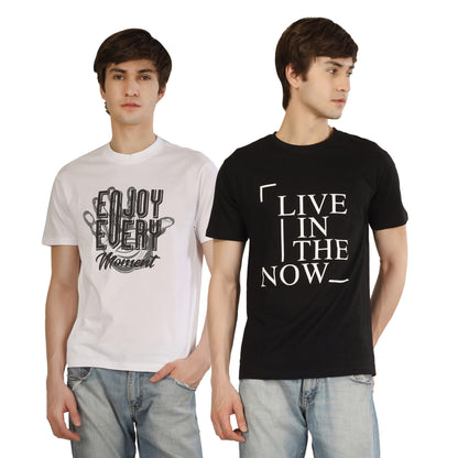 Combo 7 - Basic Round Neck Regular Mens T-Shirt