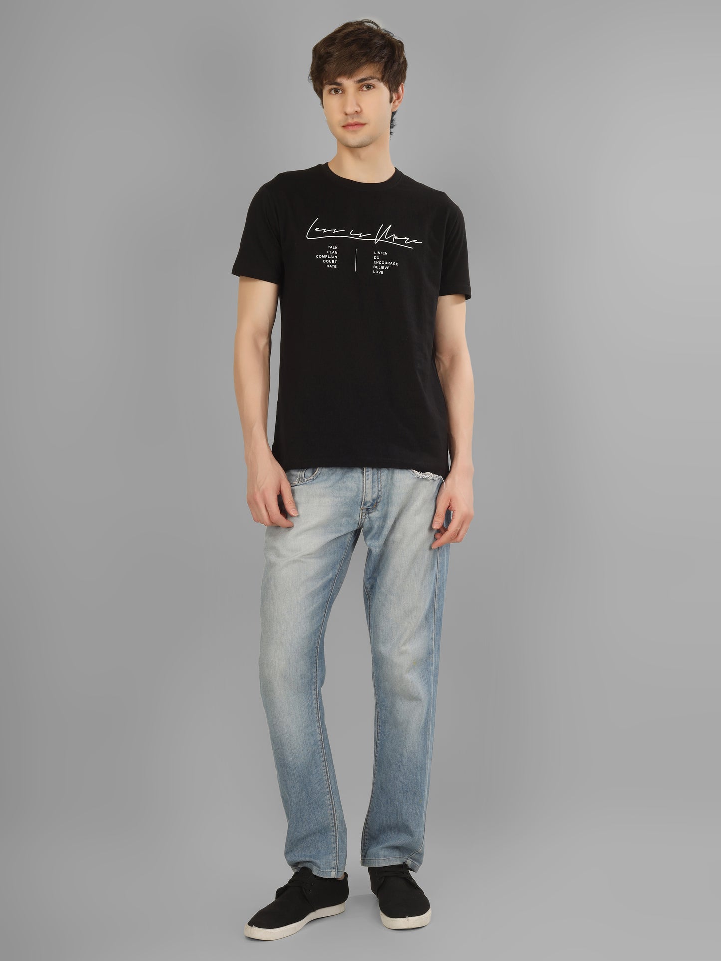 Basic Round Neck Regular Mens T-Shirt - RSBO0025