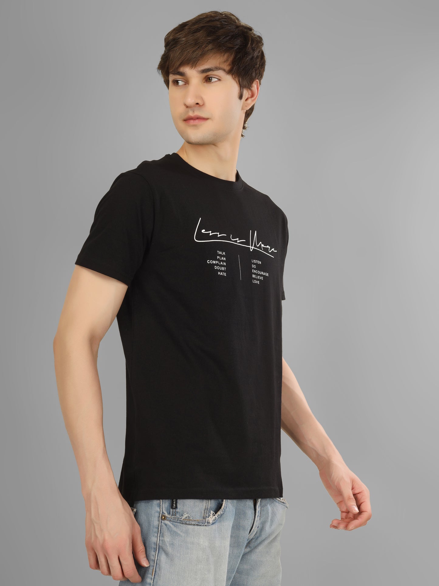 Basic Round Neck Regular Mens T-Shirt - RSBO0025