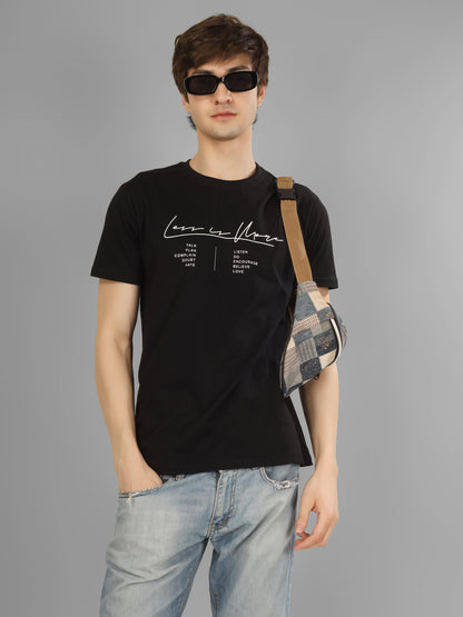 Basic Round Neck Regular Mens T-Shirt - RSBO0025