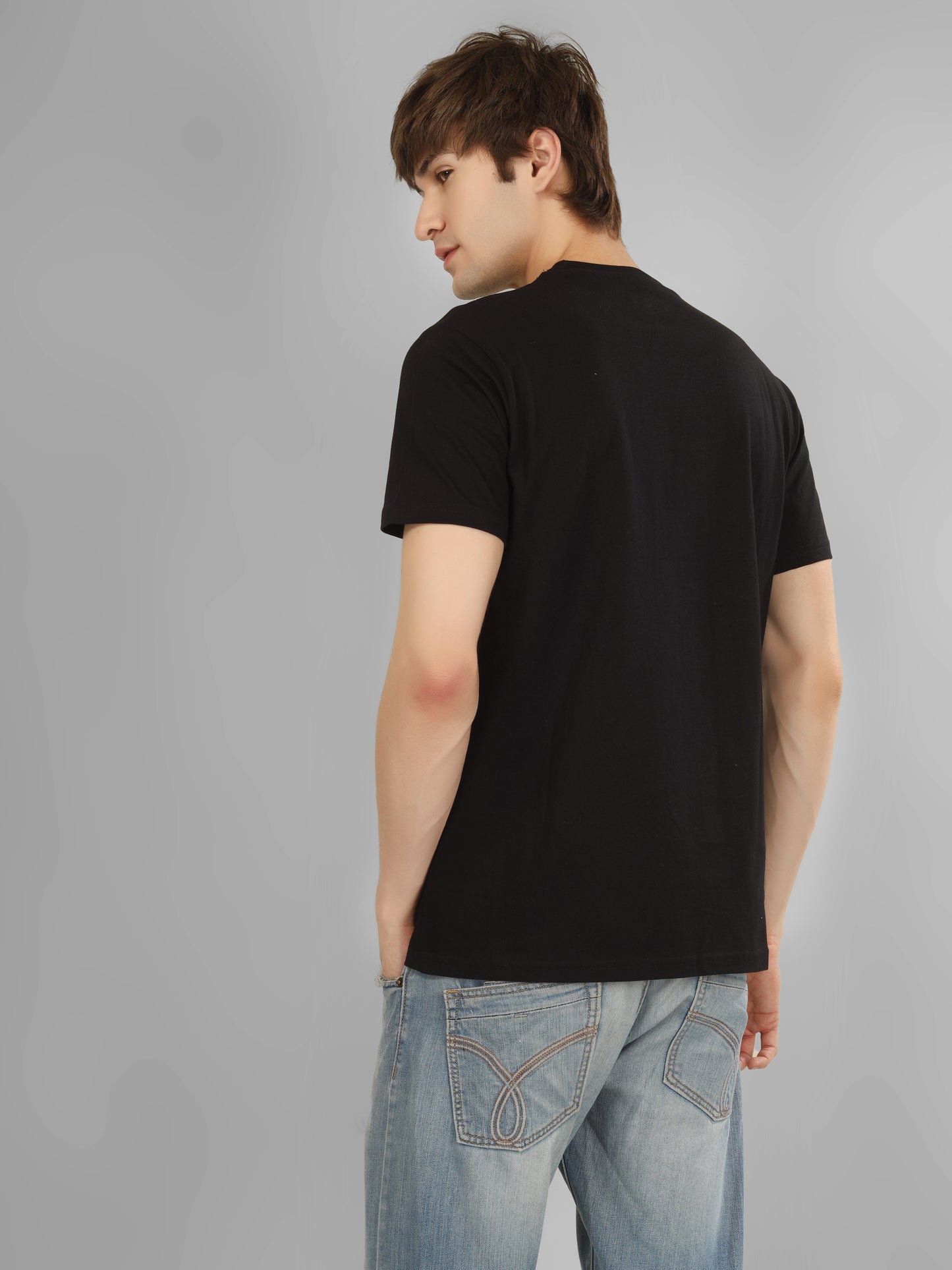 Basic Round Neck Regular Mens T-Shirt - RSBO0002