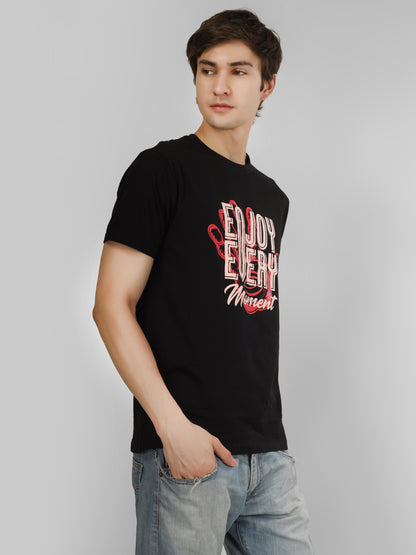 Basic Round Neck Regular Mens T-Shirt - RSBO0002