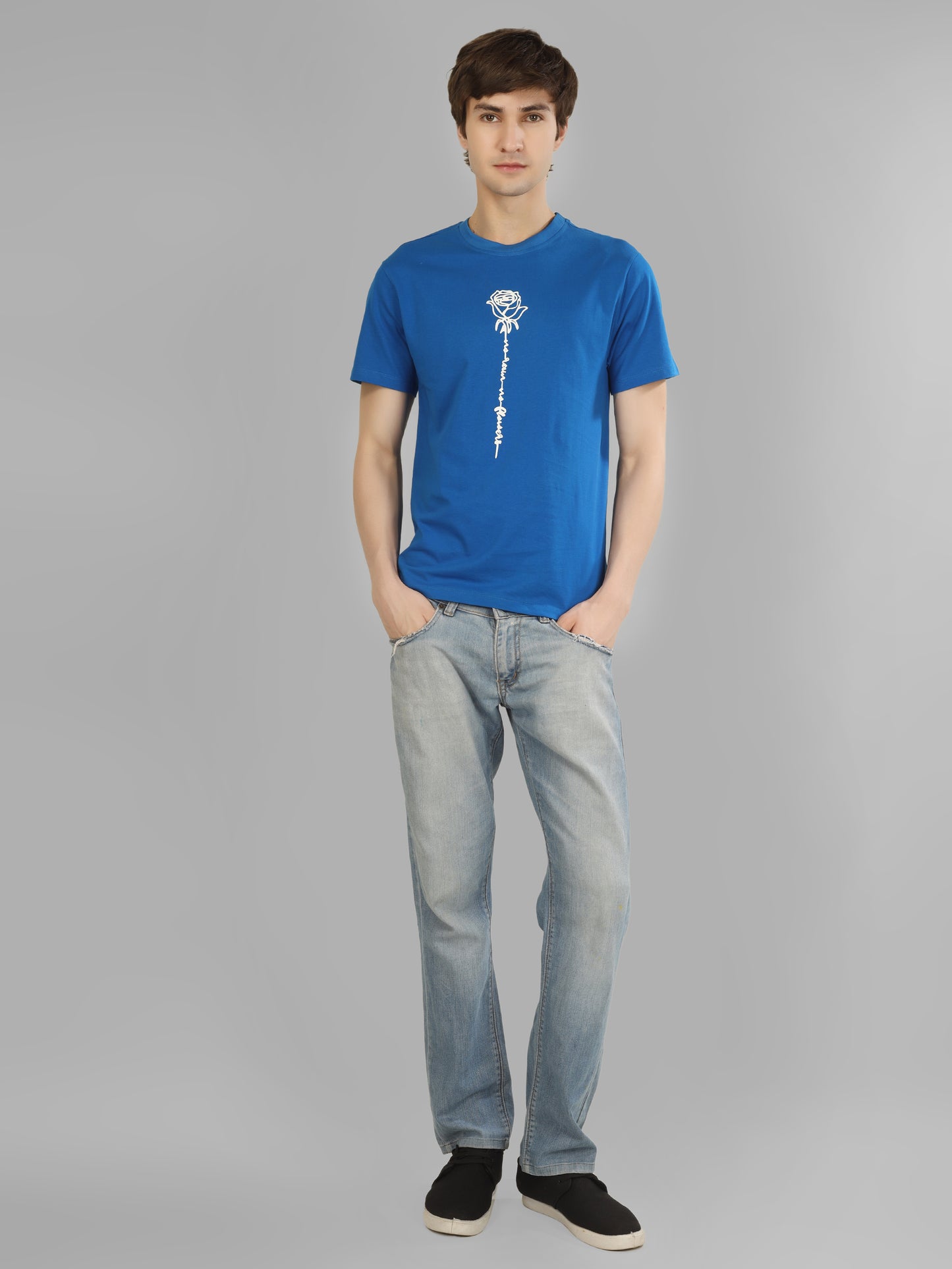 Basic Round Neck Regular Mens T-Shirt - RSBO0020