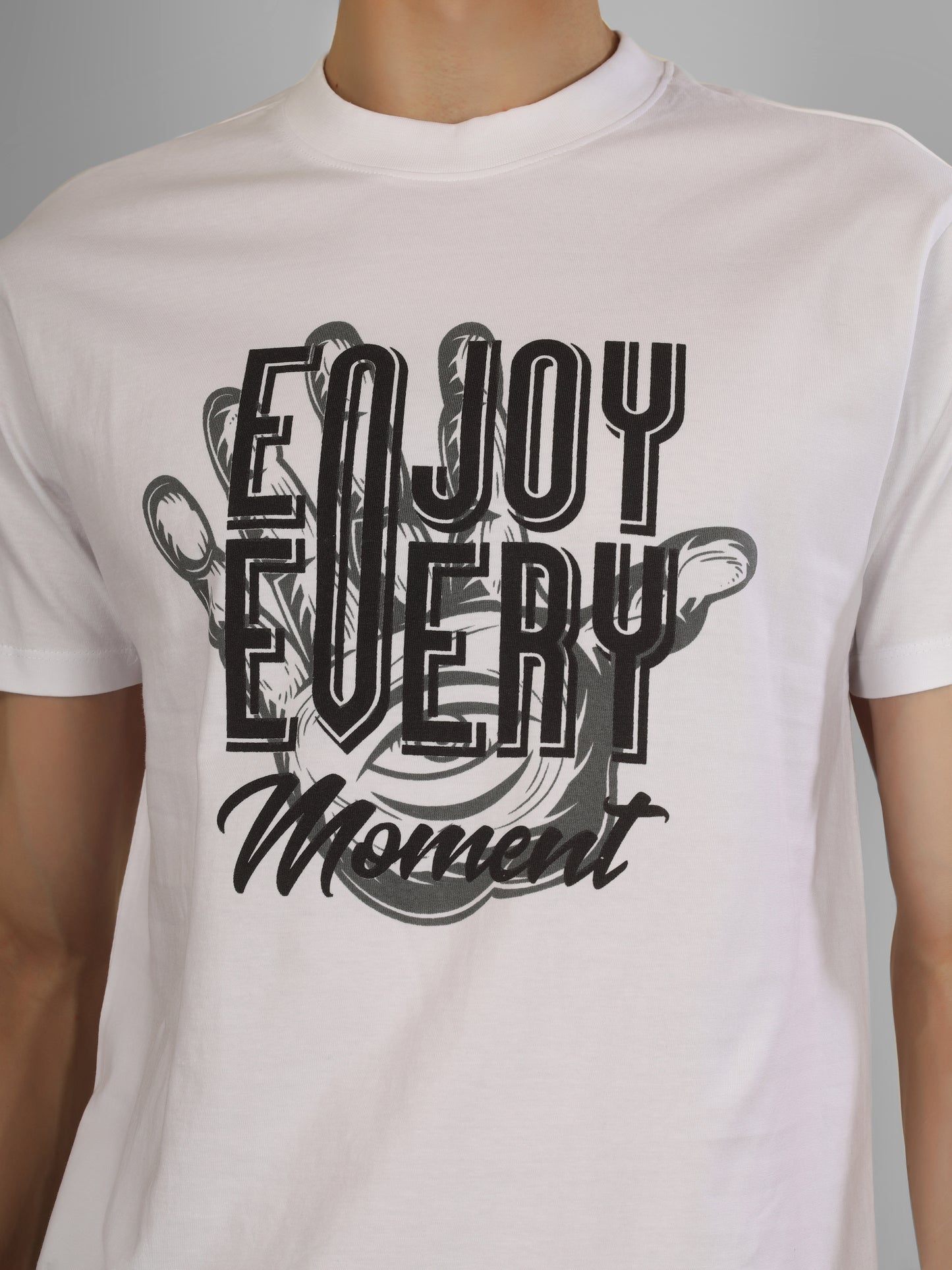 Basic Round Neck Regular Mens T-Shirt - RSBO0006