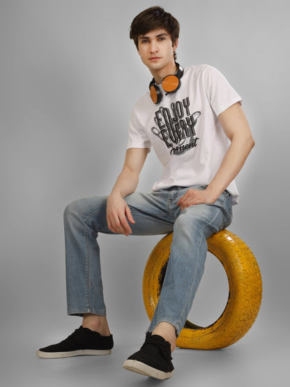 Basic Round Neck Regular Mens T-Shirt - RSBO0006