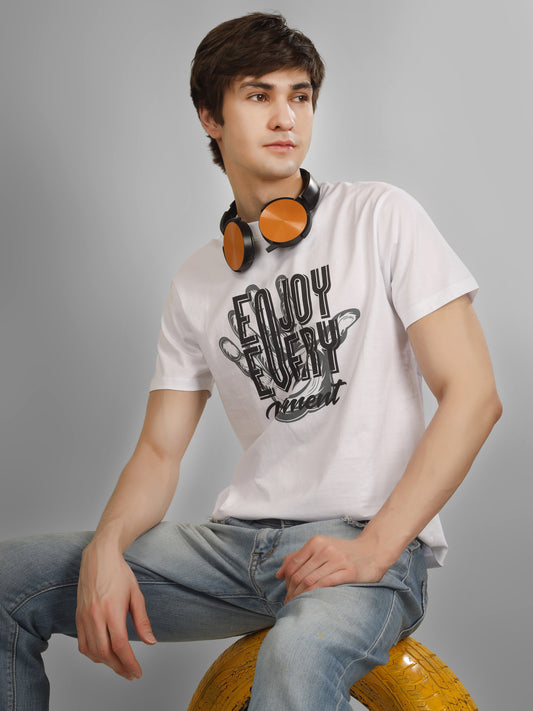 Basic Round Neck Regular Mens T-Shirt - RSBO0006