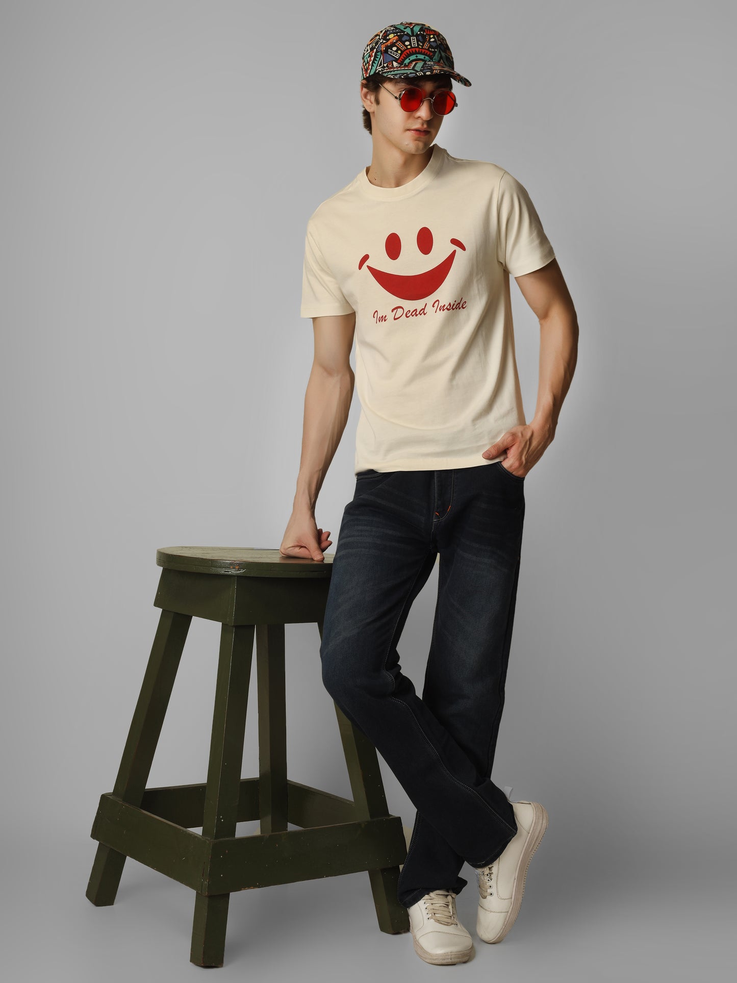 Basic Round Neck Regular Mens T-Shirt - RSBO0013