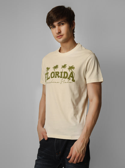 Basic Round Neck Regular Mens T-Shirt - RSBO0019