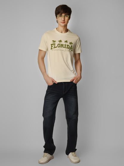 Basic Round Neck Regular Mens T-Shirt - RSBO0019