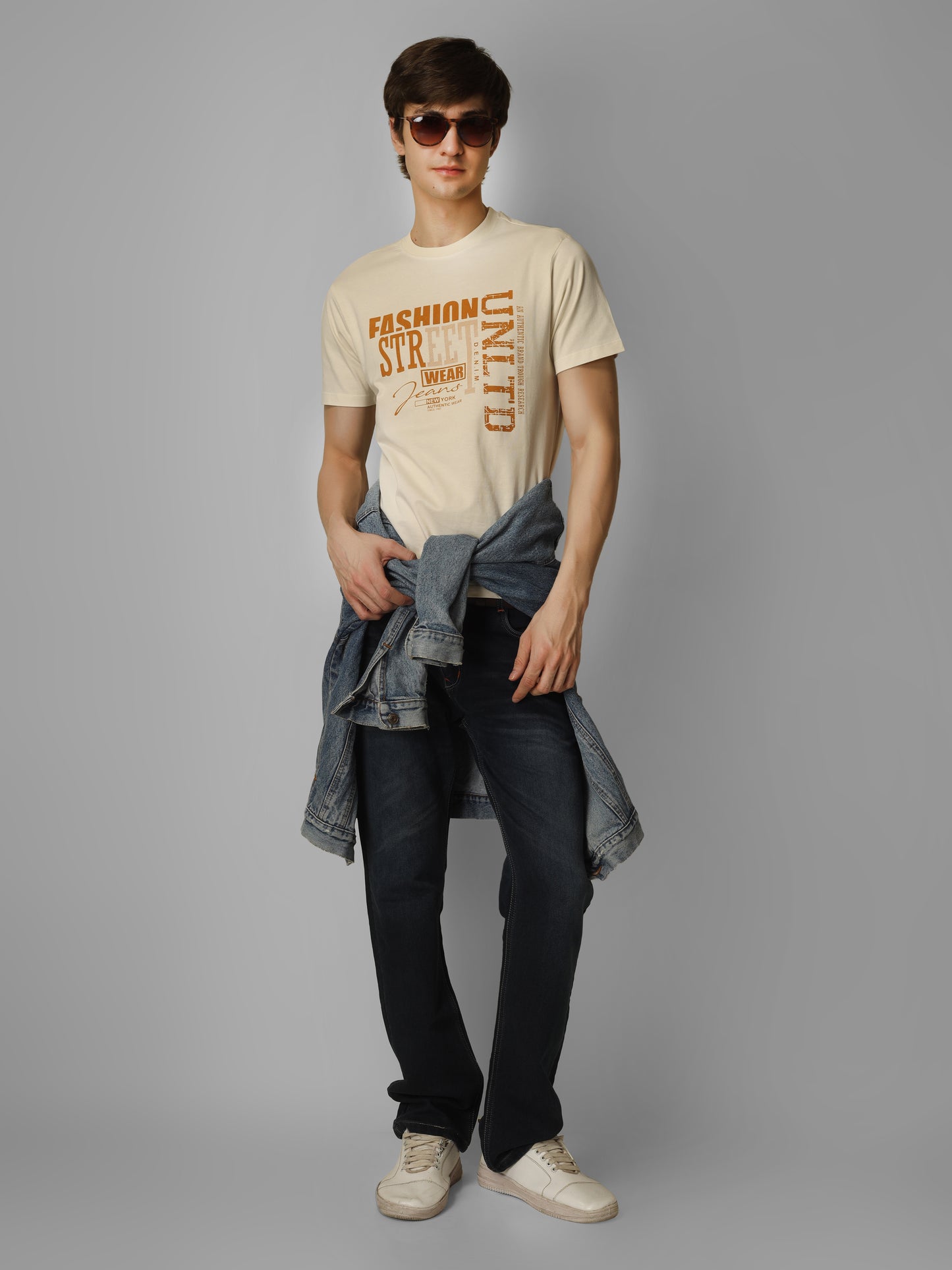 Basic Round Neck Regular Mens T-Shirt - RSBO0003