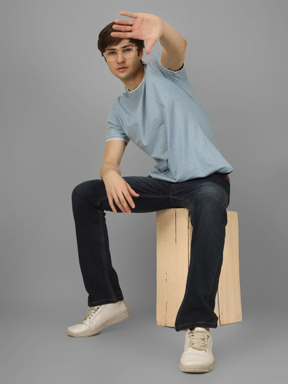 Basic Round Neck Regular Mens T-Shirt - RSBO0028