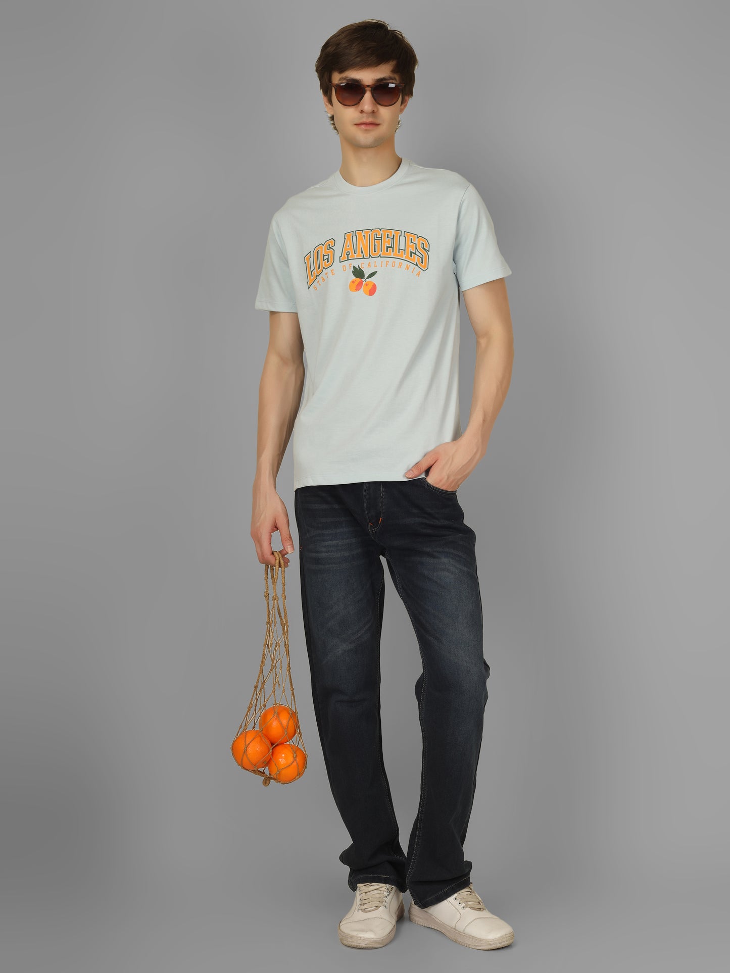Basic Round Neck Regular Mens T-Shirt - RSBO0031