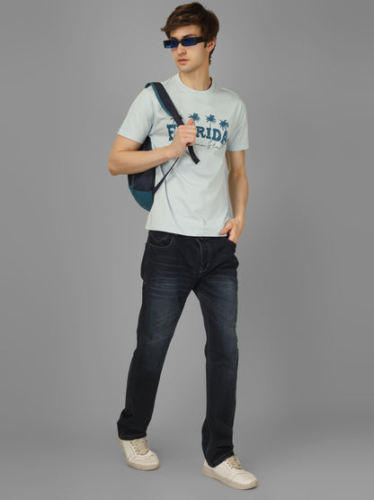 Basic Round Neck Regular Mens T-Shirt - RSBO0019