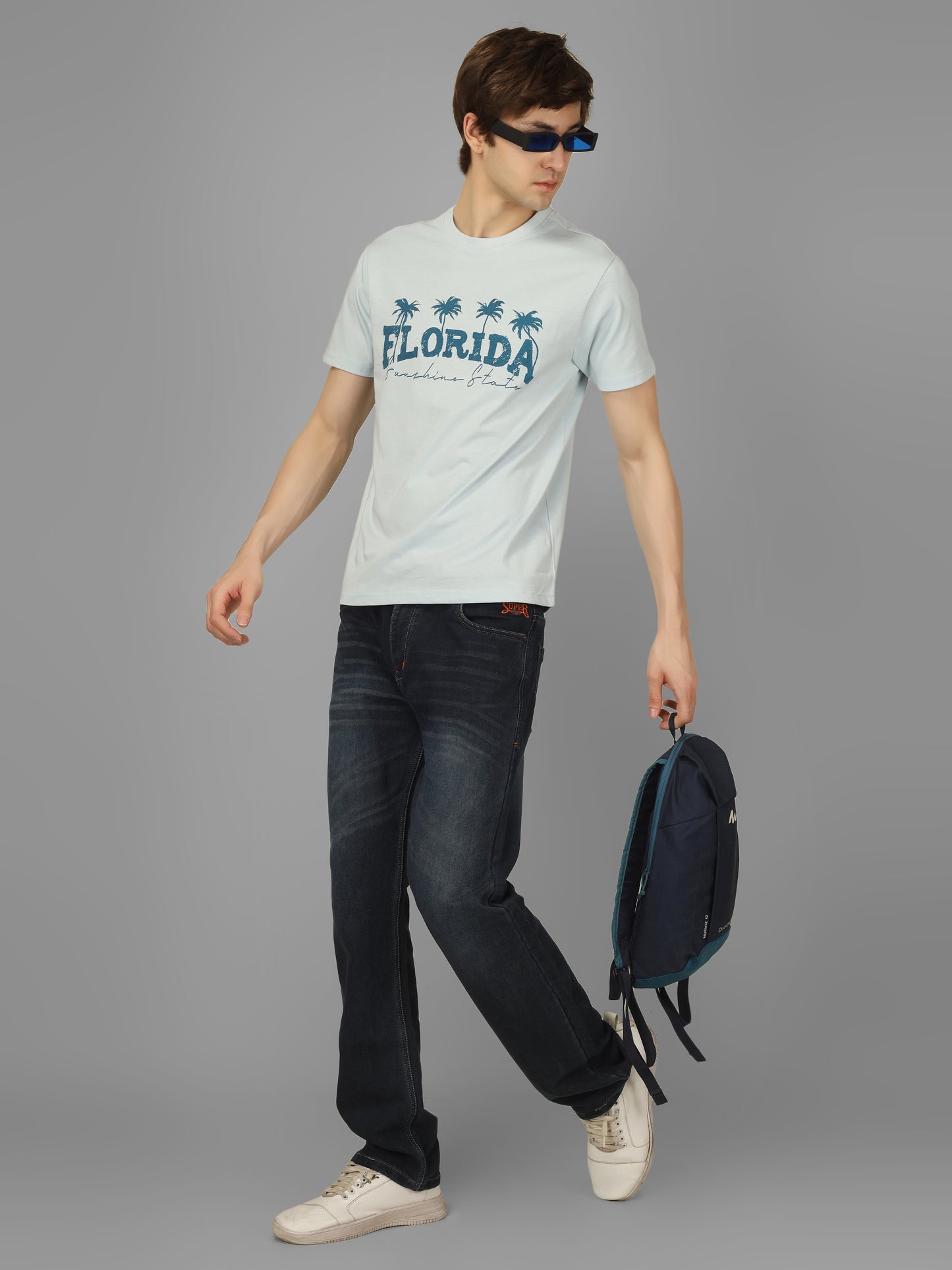 Basic Round Neck Regular Mens T-Shirt - RSBO0019