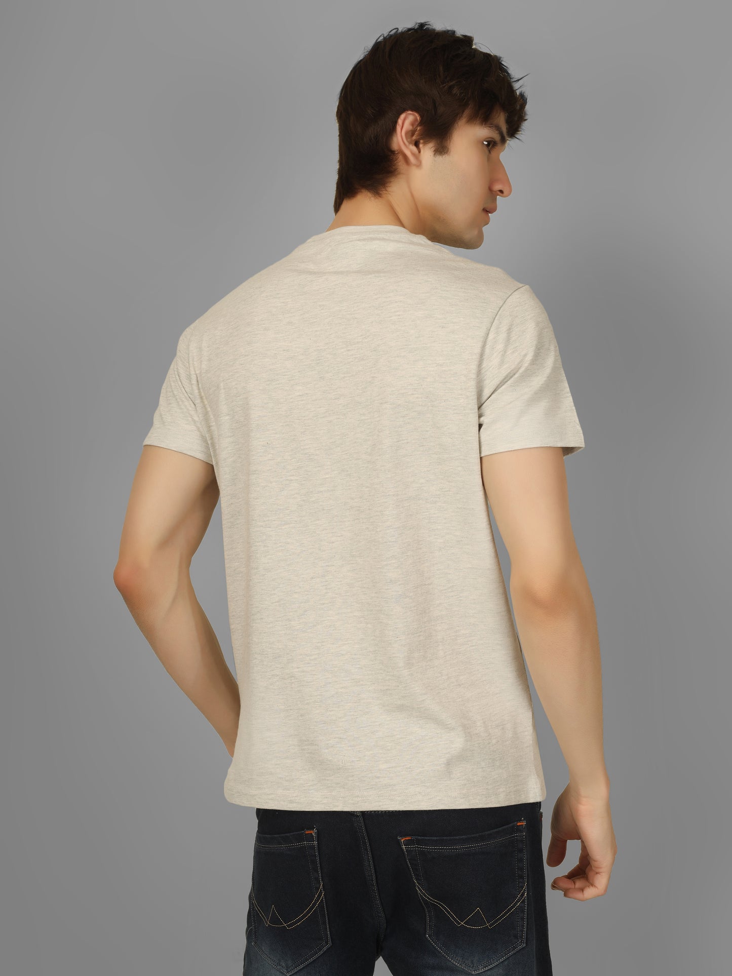 Basic Round Neck Regular Mens T-Shirt - RSBO0026