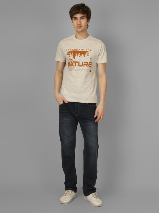 Basic Round Neck Regular Mens T-Shirt - RSBO0026