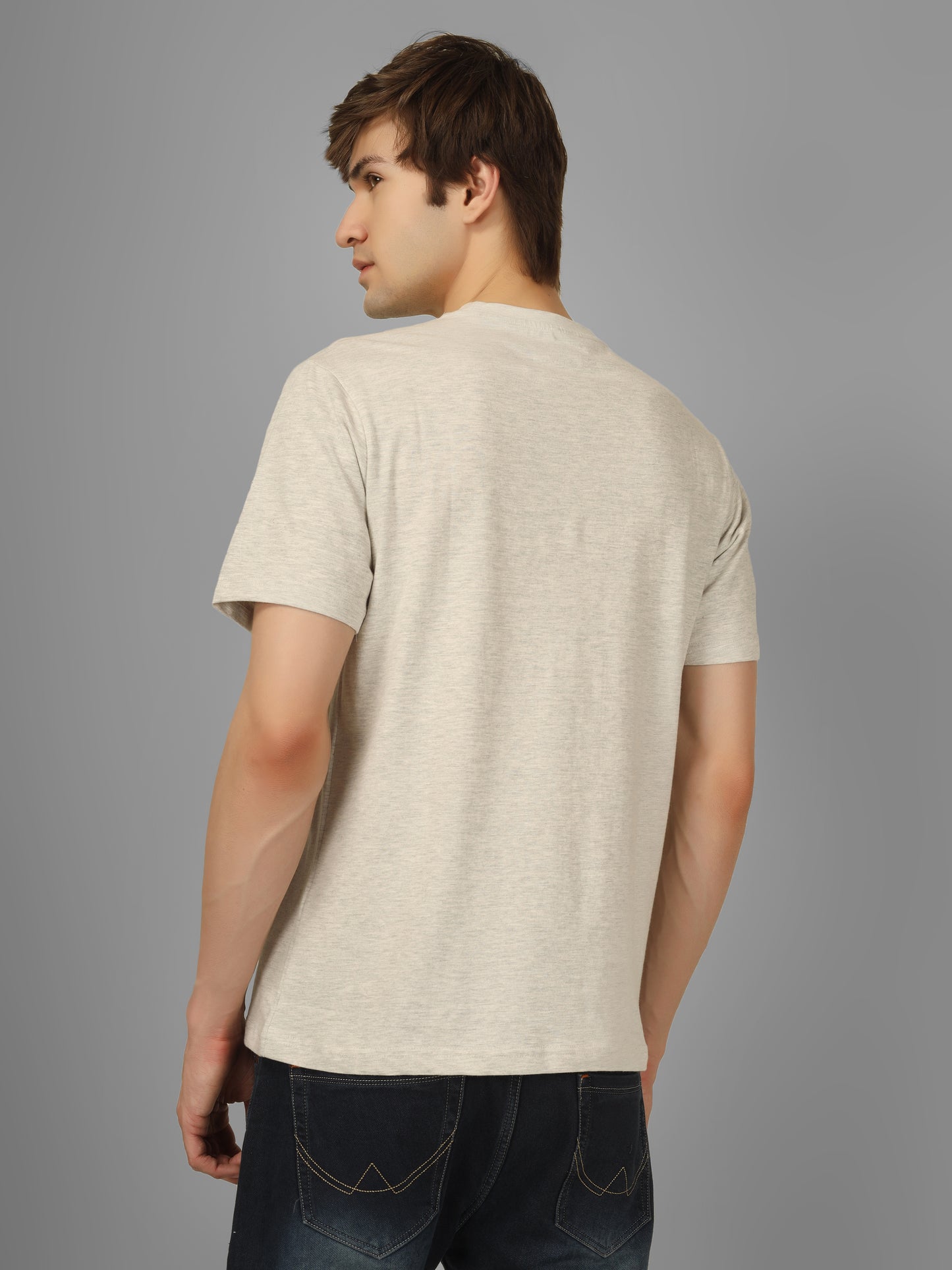 Basic Round Neck Regular Mens T-Shirt - RSBO0024
