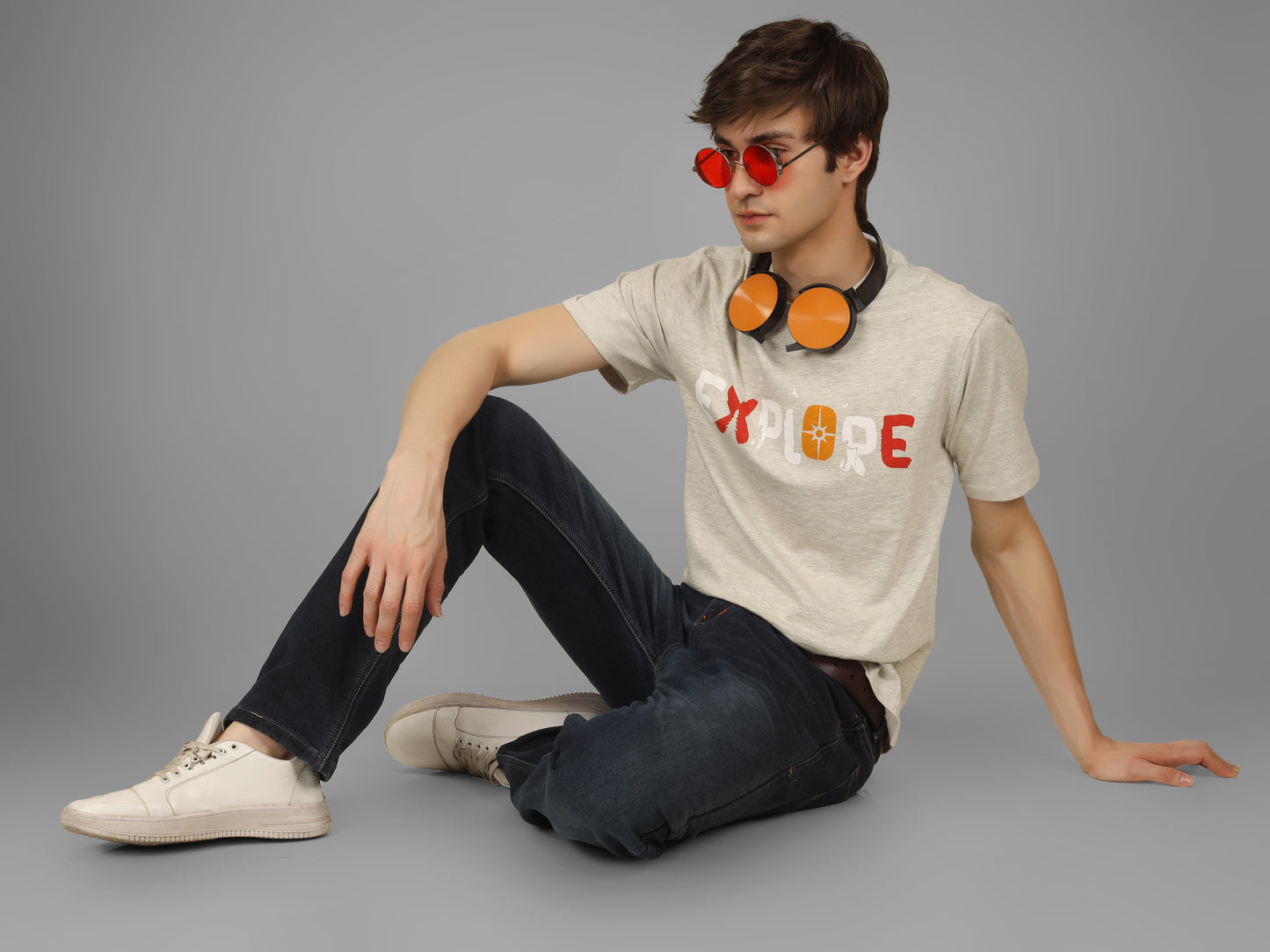 Basic Round Neck Regular Mens T-Shirt - RSBO0024