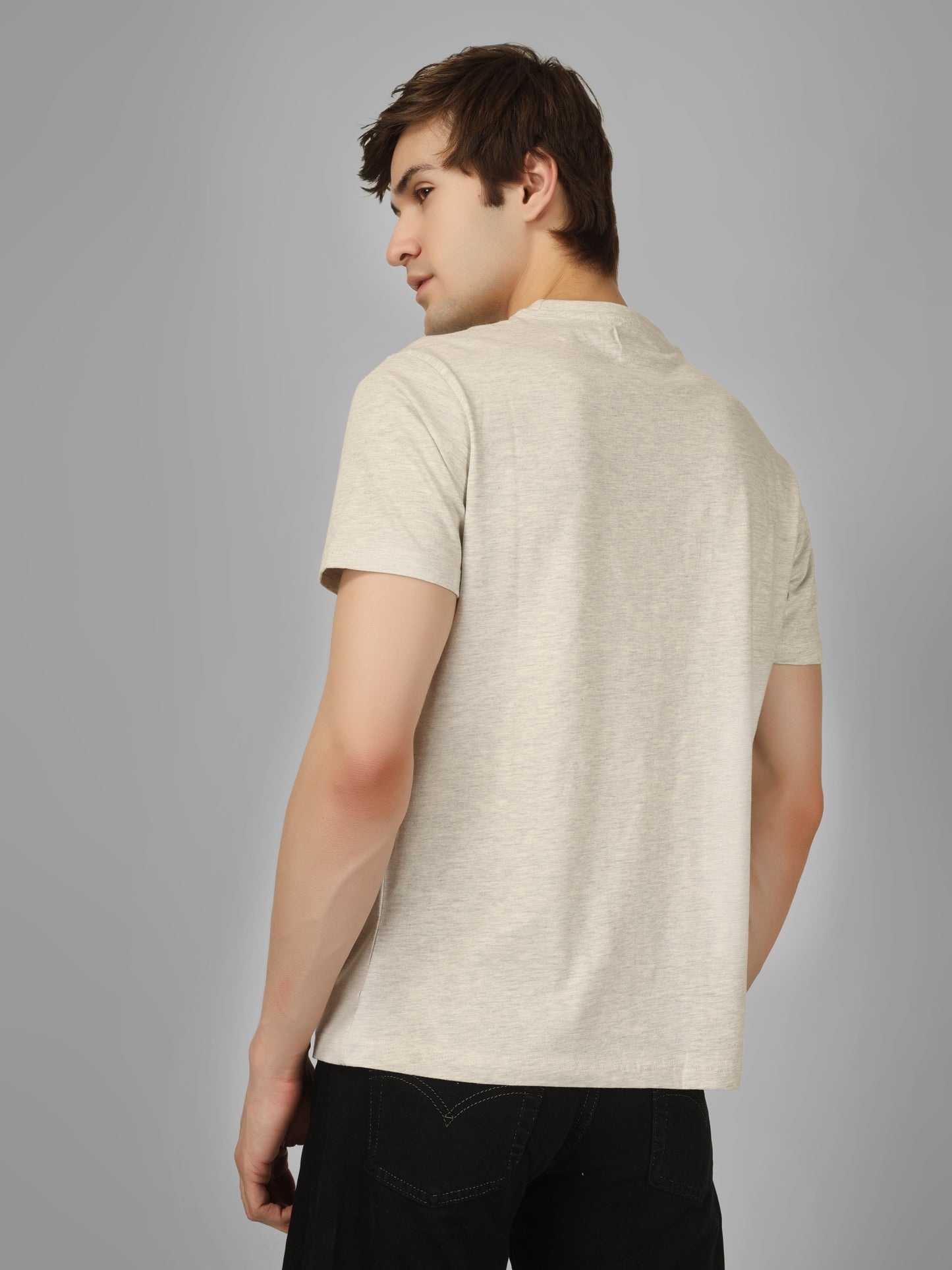 Basic Round Neck Regular Mens T-Shirt - RSBO0003