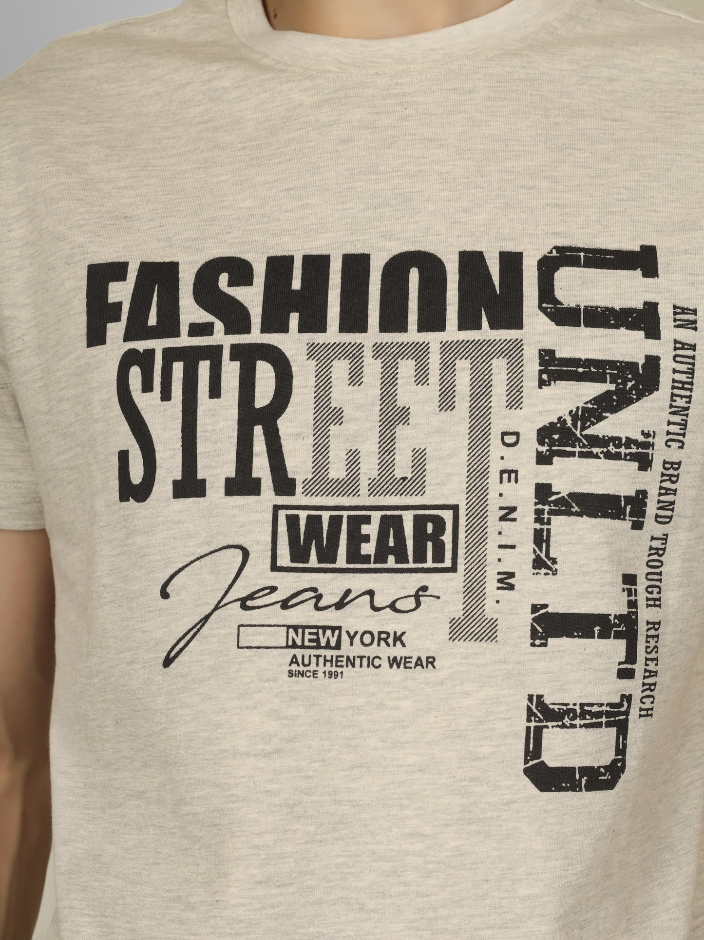 Basic Round Neck Regular Mens T-Shirt - RSBO0003