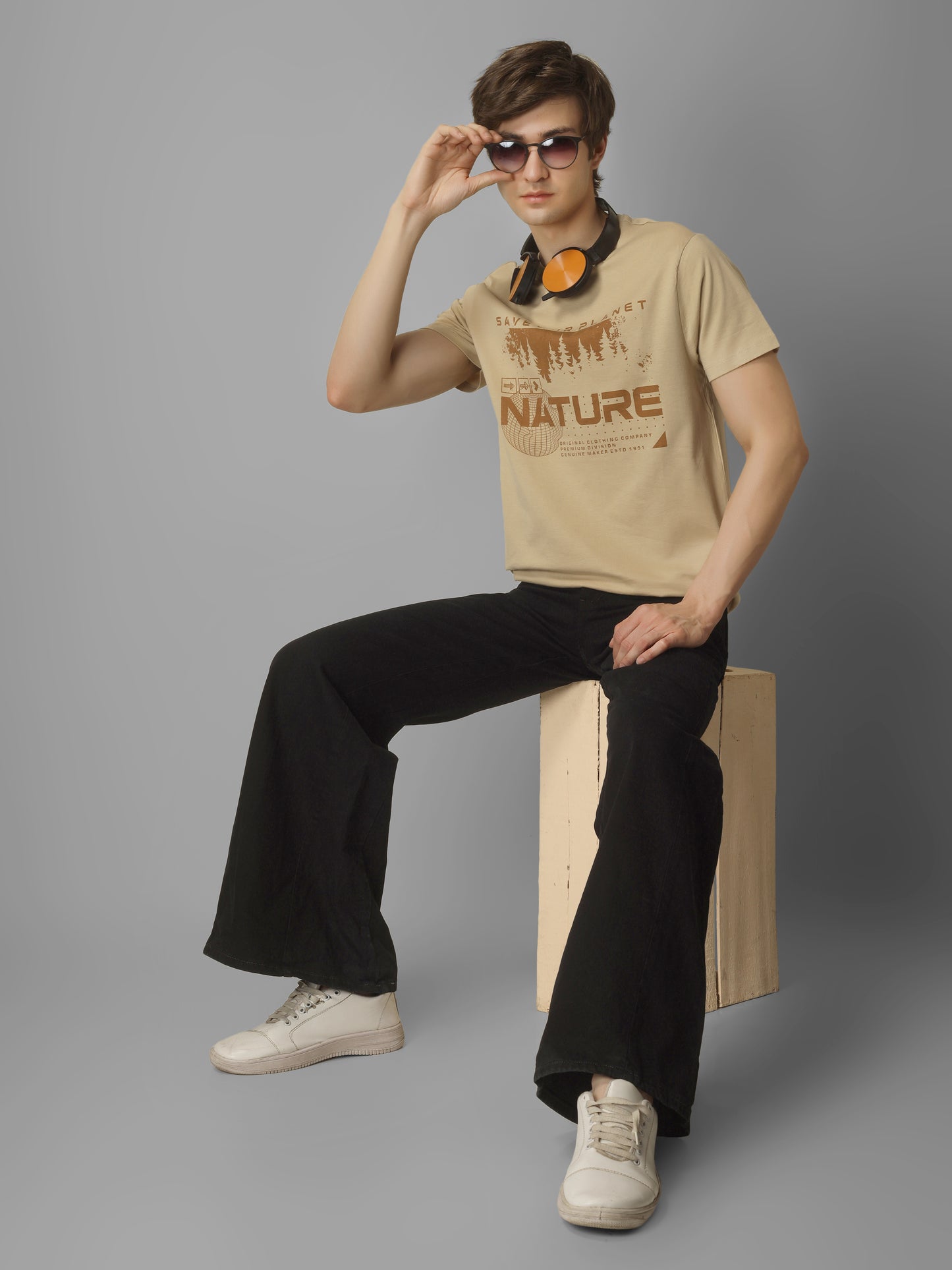 Basic Round Neck Regular Mens T-Shirt - RSBO0026