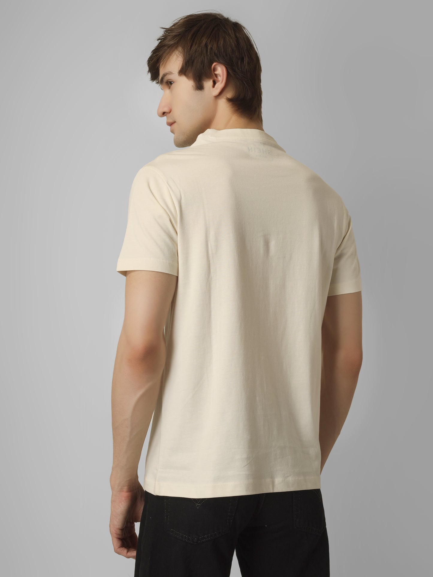 Basic Round Neck Regular Mens T-Shirt - RSBO0010