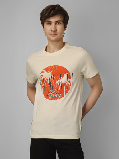 Basic Round Neck Regular Mens T-Shirt - RSBO0010