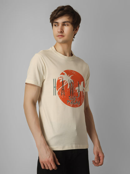 Basic Round Neck Regular Mens T-Shirt - RSBO0010