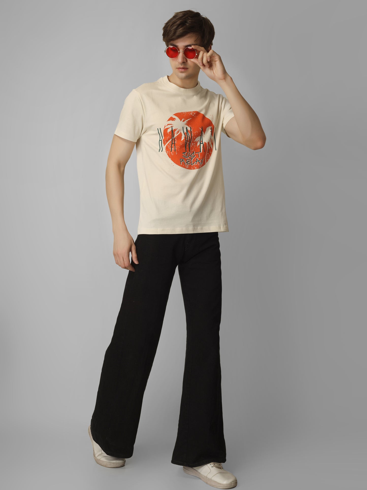 Basic Round Neck Regular Mens T-Shirt - RSBO0010