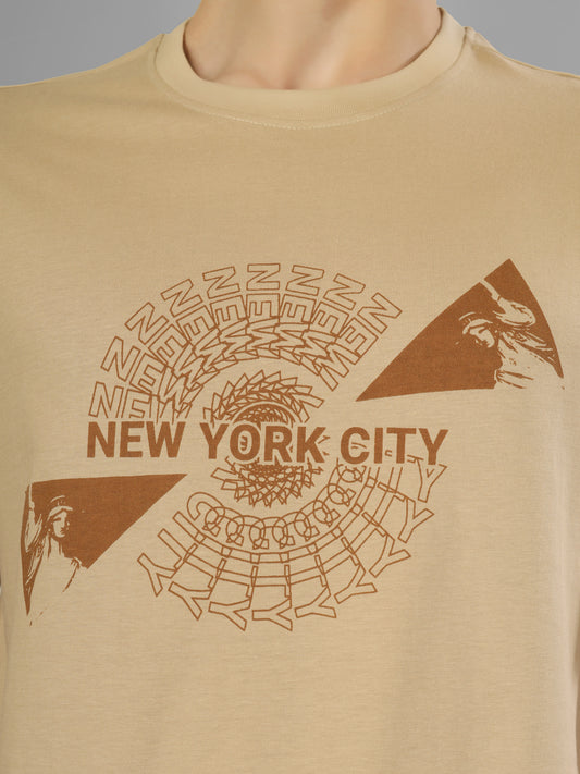 Basic Round Neck Regular Mens T-Shirt - RSBO0022
