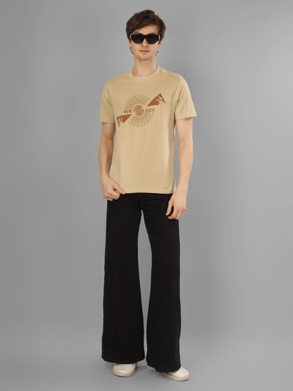Basic Round Neck Regular Mens T-Shirt - RSBO0022