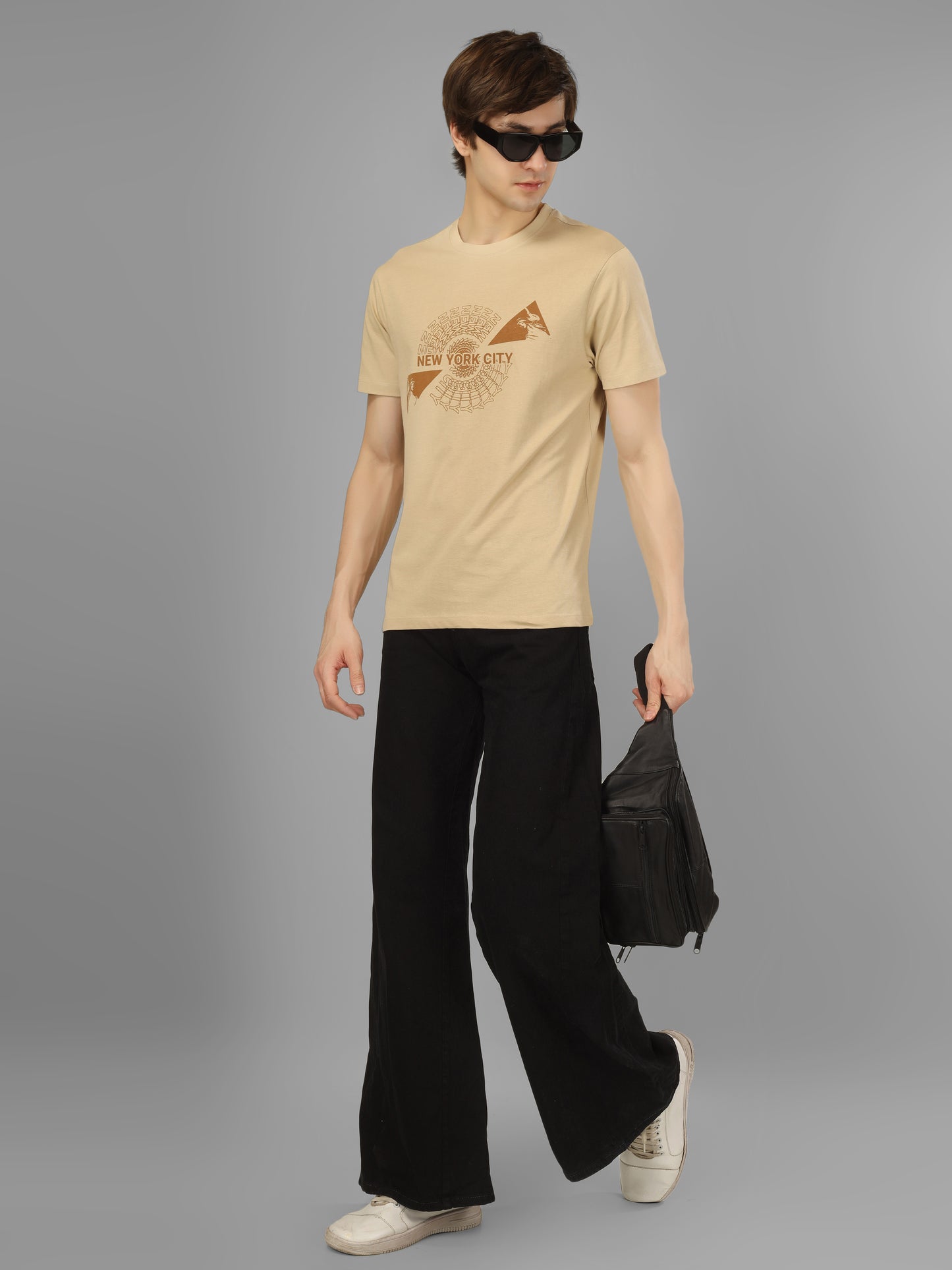 Basic Round Neck Regular Mens T-Shirt - RSBO0022