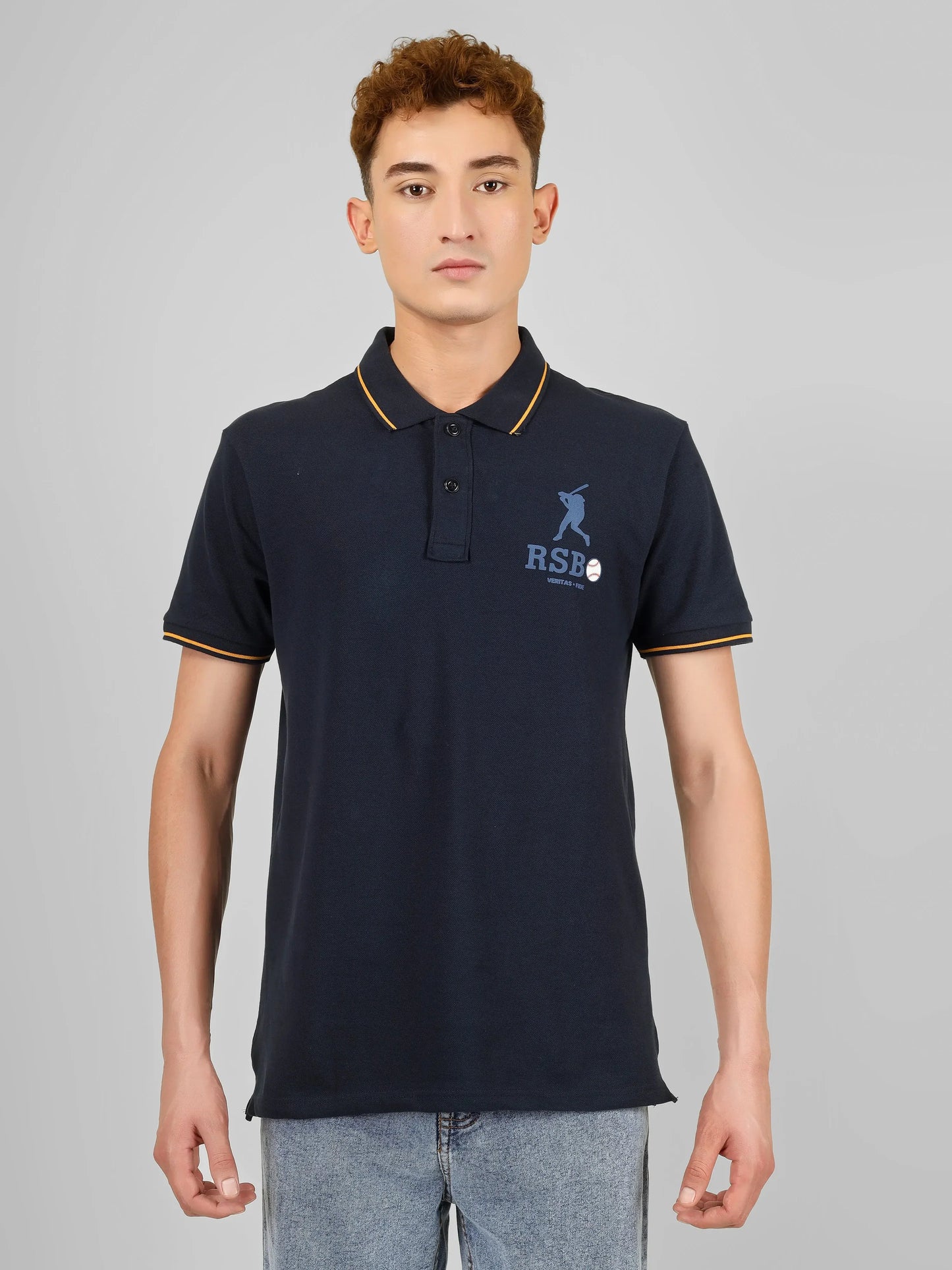 SPORTY - RSBO Embossed Brand Polo Tee