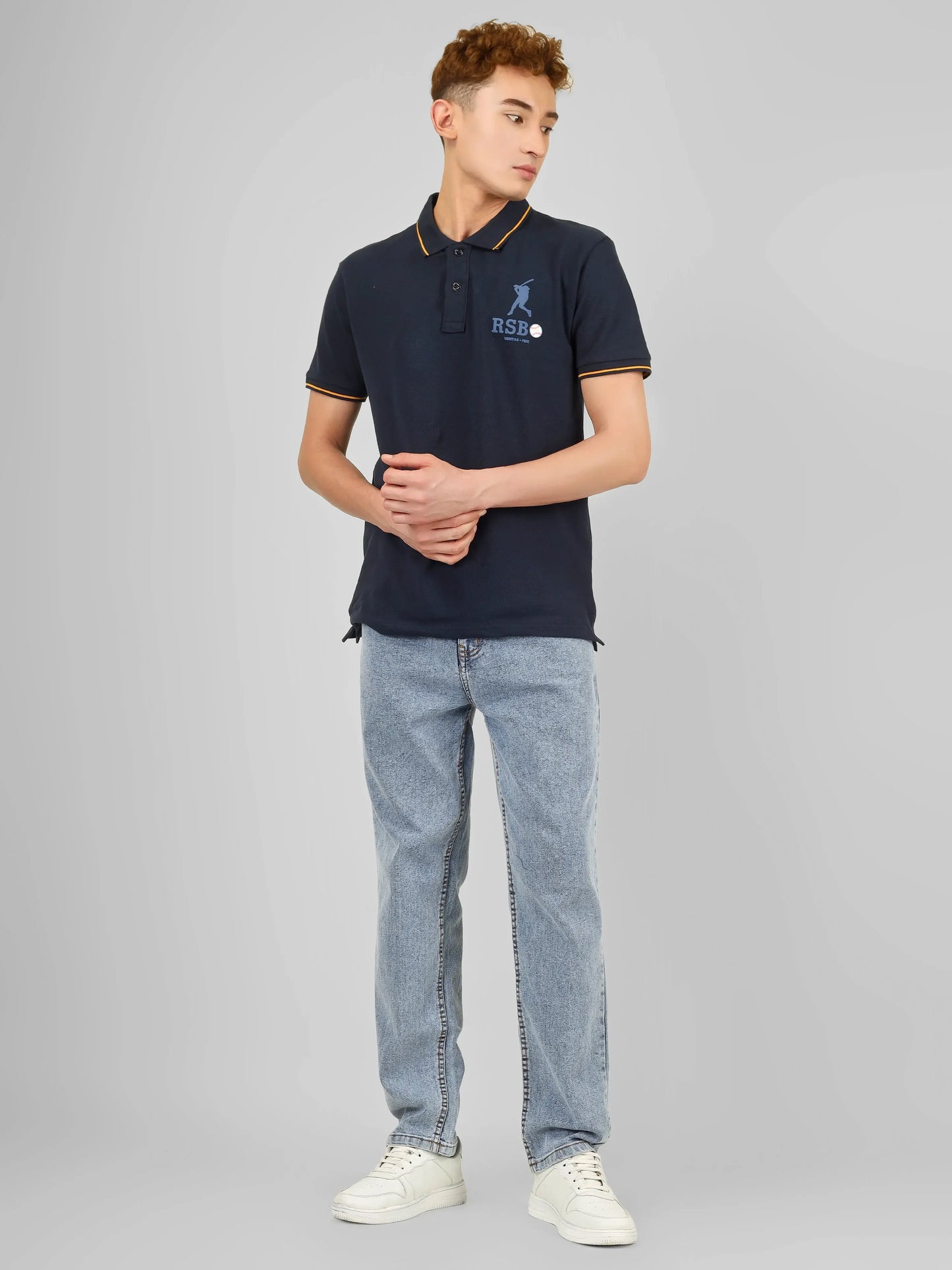 SPORTY - RSBO Embossed Brand Polo Tee