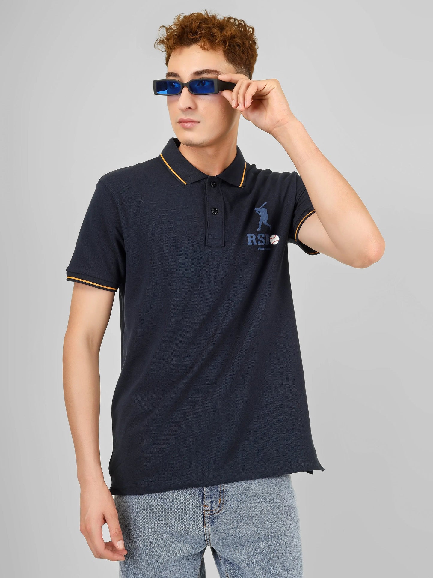 SPORTY - RSBO Embossed Brand Polo Tee