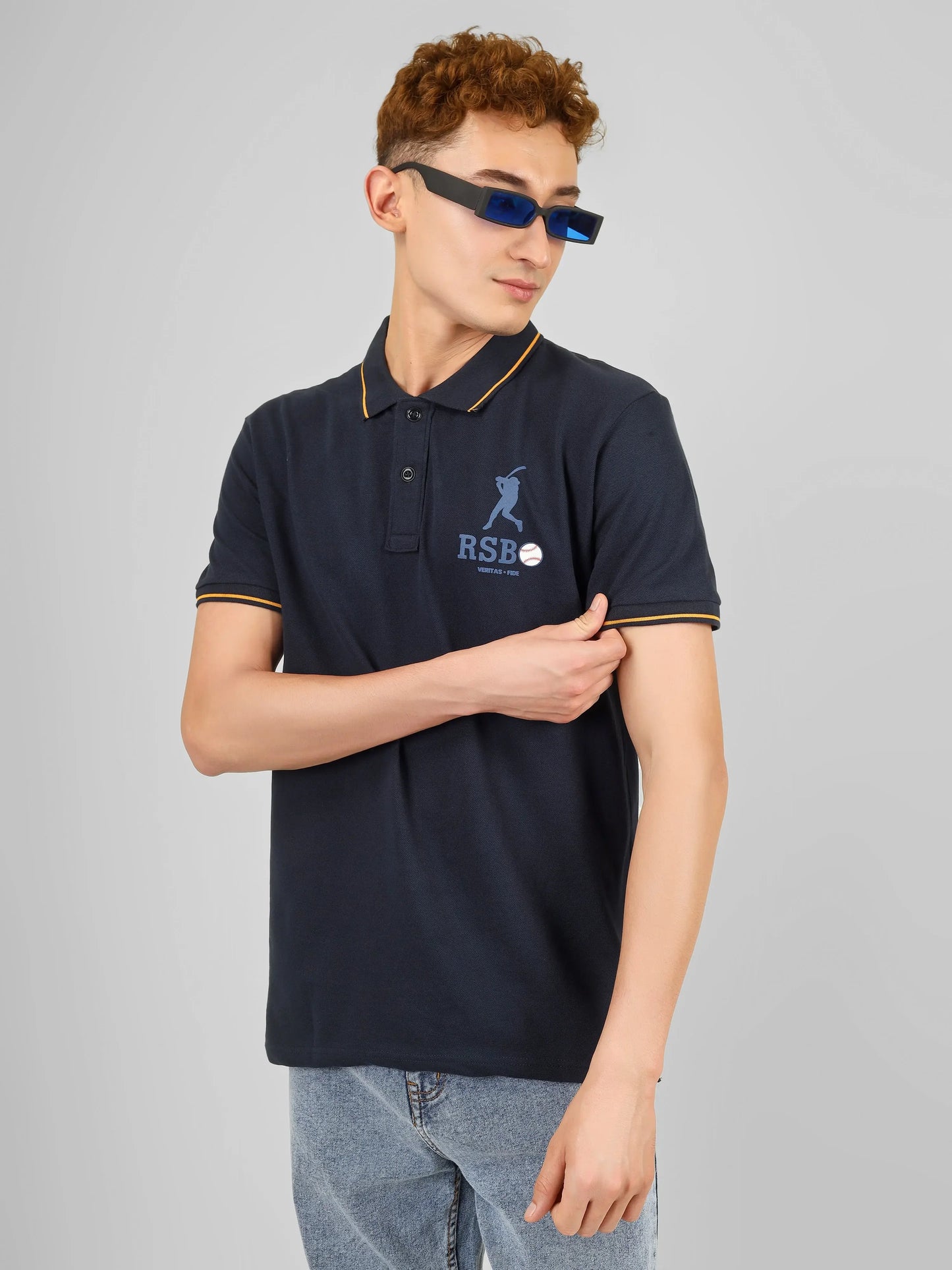 SPORTY - RSBO Embossed Brand Polo Tee