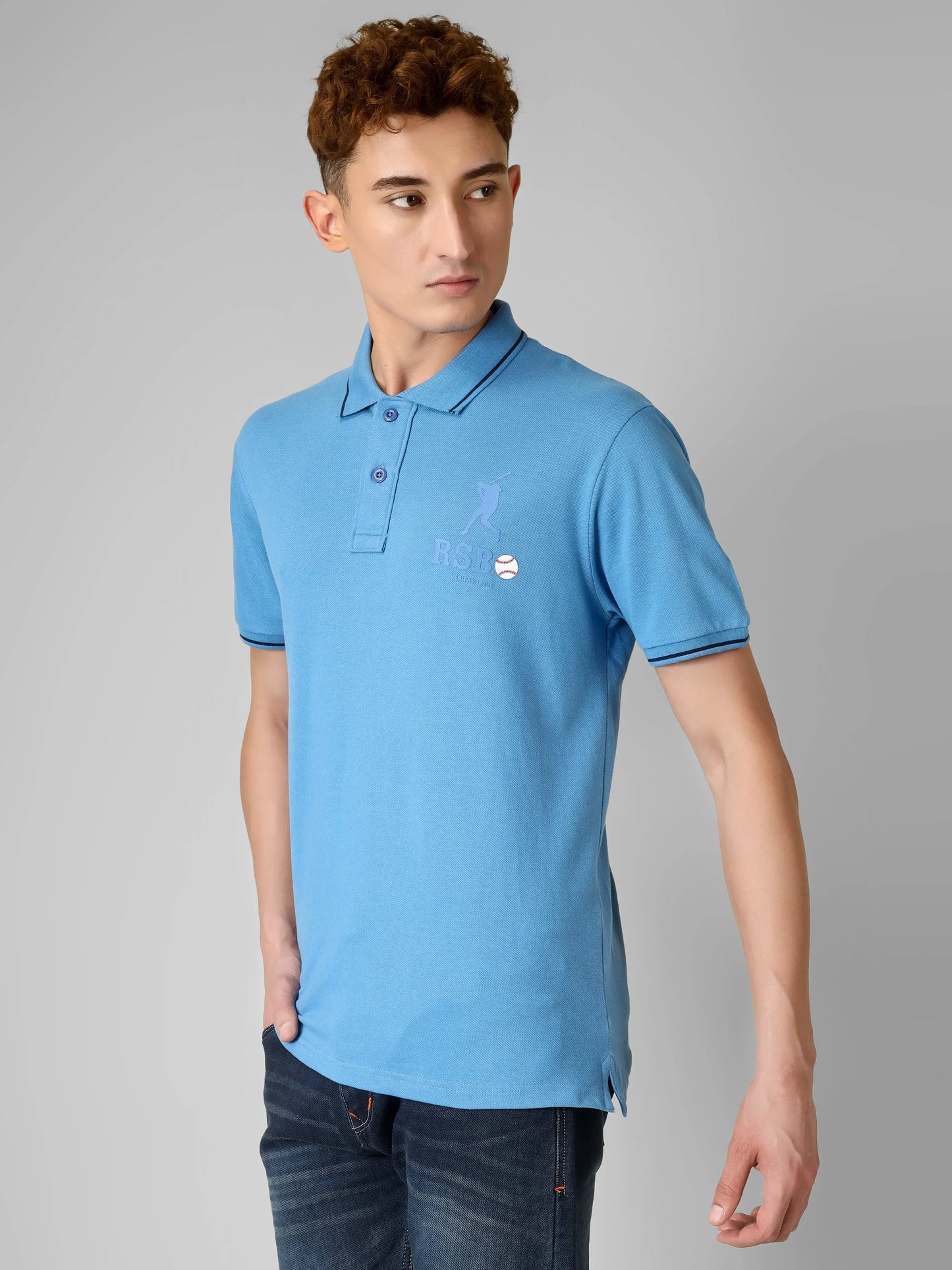 SPORTY - RSBO Embossed Brand Polo Tee