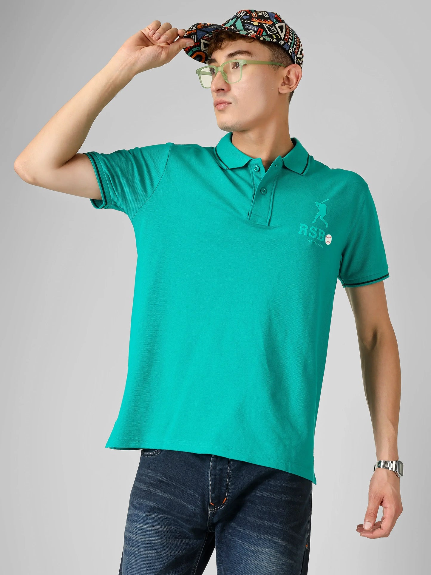 SPORTY - RSBO Embossed Brand Polo Tee