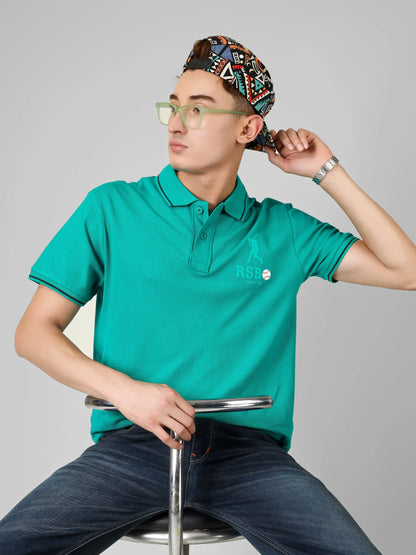 SPORTY - RSBO Embossed Brand Polo Tee