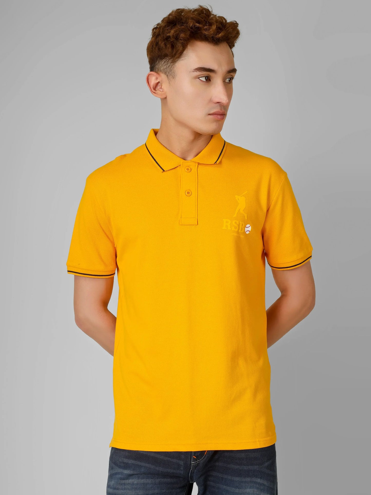 SPORTY - RSBO Embossed Brand Polo Tee