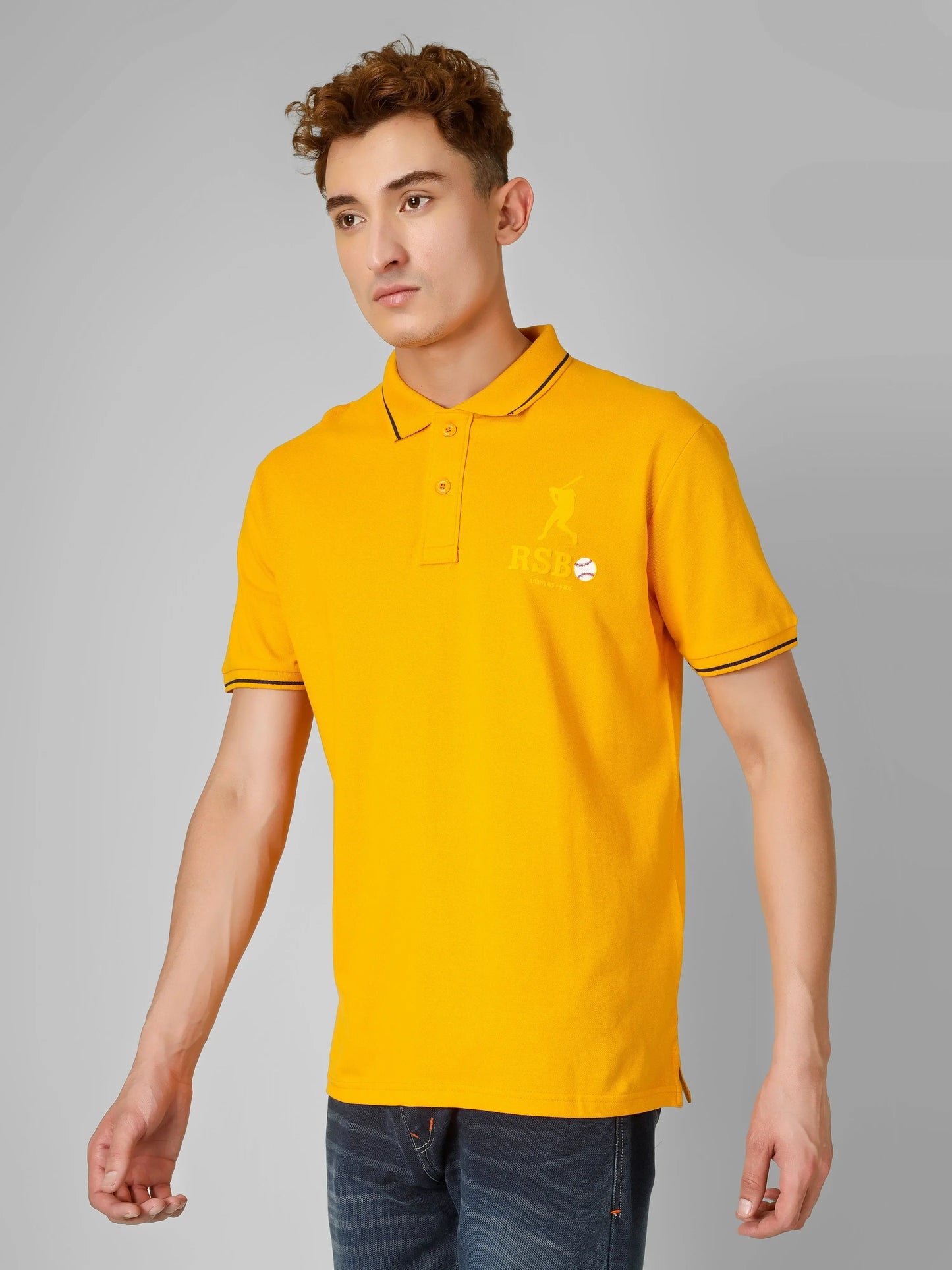 SPORTY - RSBO Embossed Brand Polo Tee