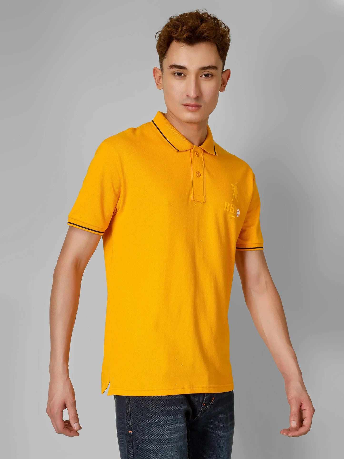 SPORTY - RSBO Embossed Brand Polo Tee
