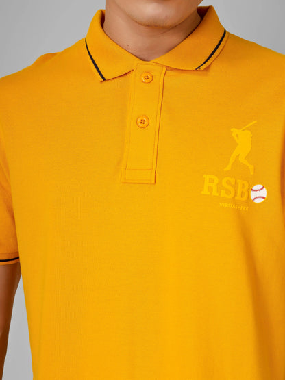 SPORTY - RSBO Embossed Brand Polo Tee