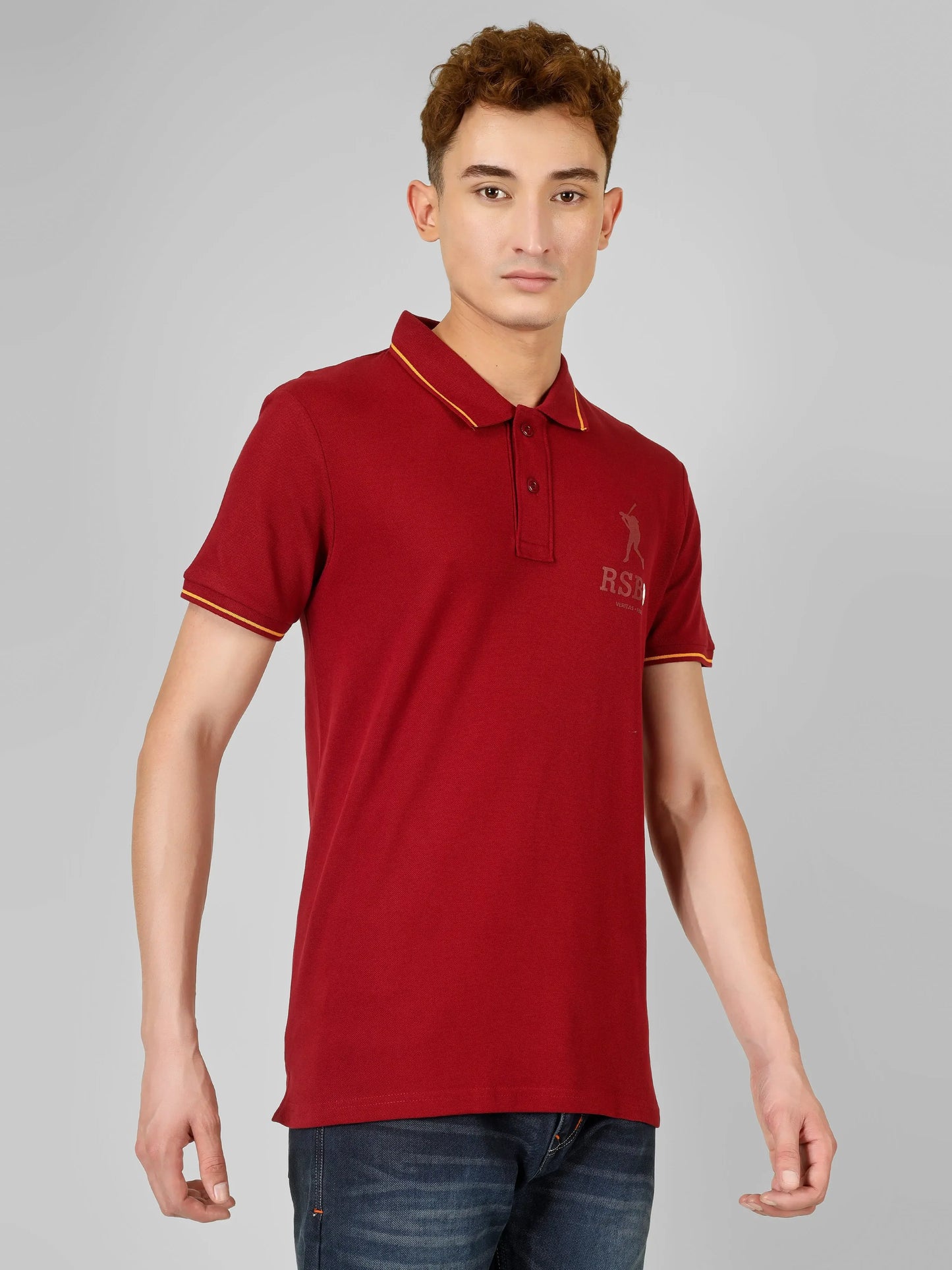 SPORTY - RSBO Embossed Brand Polo Tee
