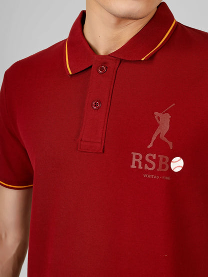 SPORTY - RSBO Embossed Brand Polo Tee