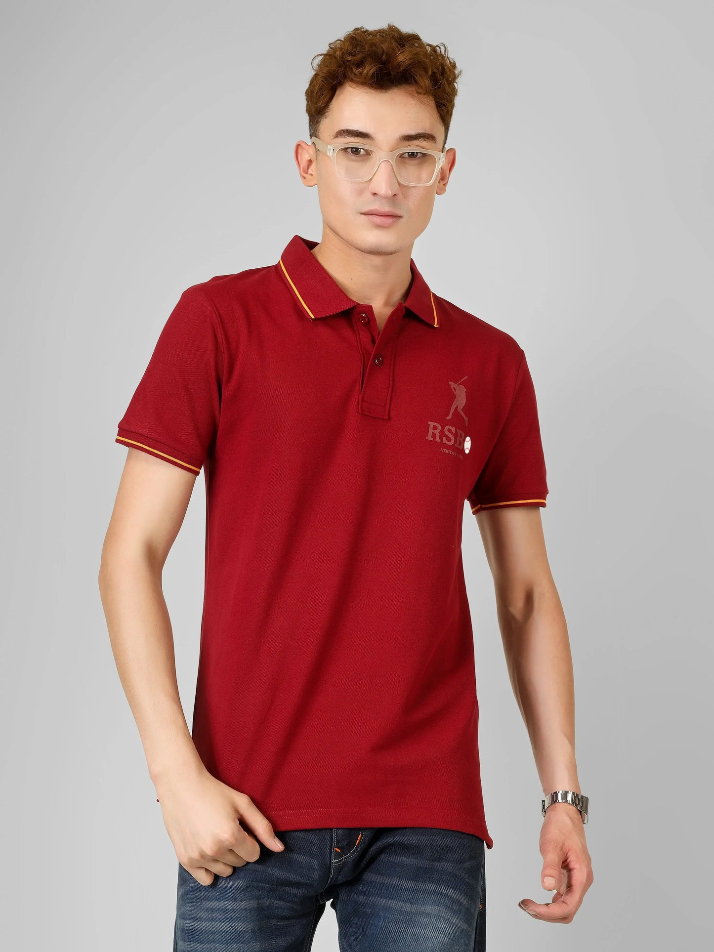SPORTY - RSBO Embossed Brand Polo Tee