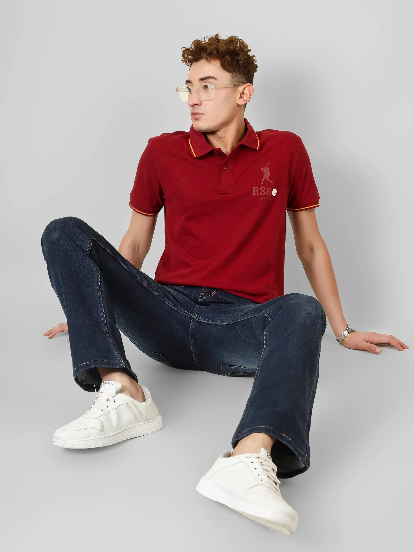 SPORTY - RSBO Embossed Brand Polo Tee